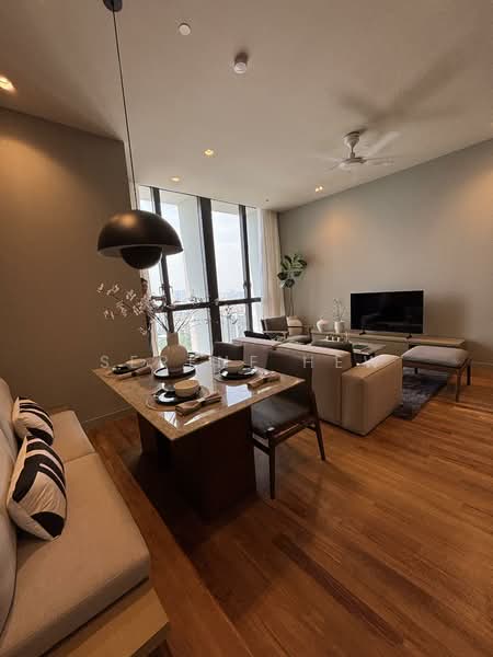 Service Residence for Sale at The Conlay - Serene Hew - Living Room - PropertyGuru.com.my