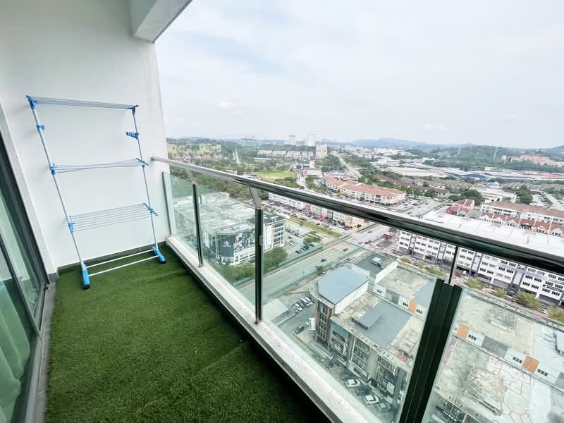 Servis Apartment untuk Disewa di Evo Soho Suite - Eiffel Lai - Balcony - PropertyGuru.com.my