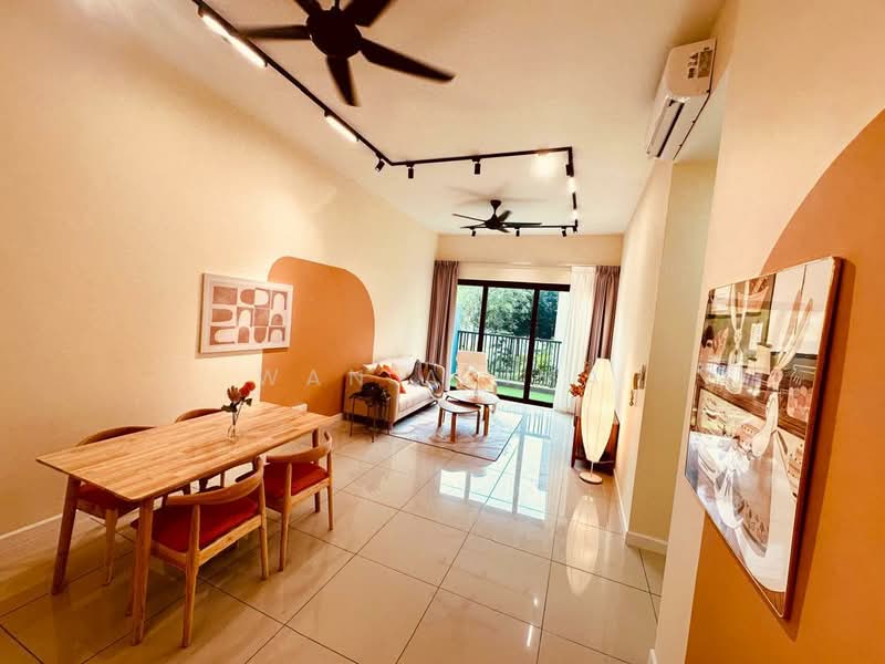 Service Residence for Sale at Le Pavillion - Wan Azima - Living Room - PropertyGuru.com.my
