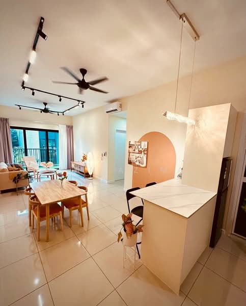 Service Residence for Sale at Le Pavillion - Wan Azima - Living Room - PropertyGuru.com.my