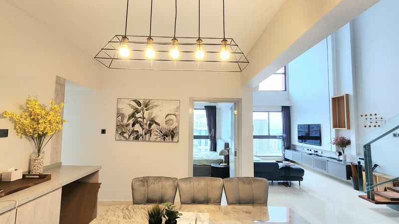 Service Residence for Rent at V@SUMMERPLACE - Hui Min - Living Room - PropertyGuru.com.my