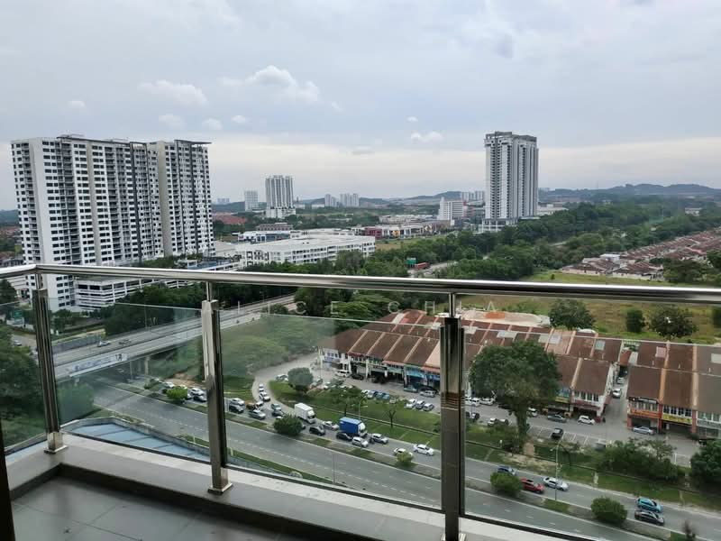 Servis Apartment untuk Disewa di D'Inspire Residence (Inspira Bestari) - Alice Chia - Balcony - PropertyGuru.com.my