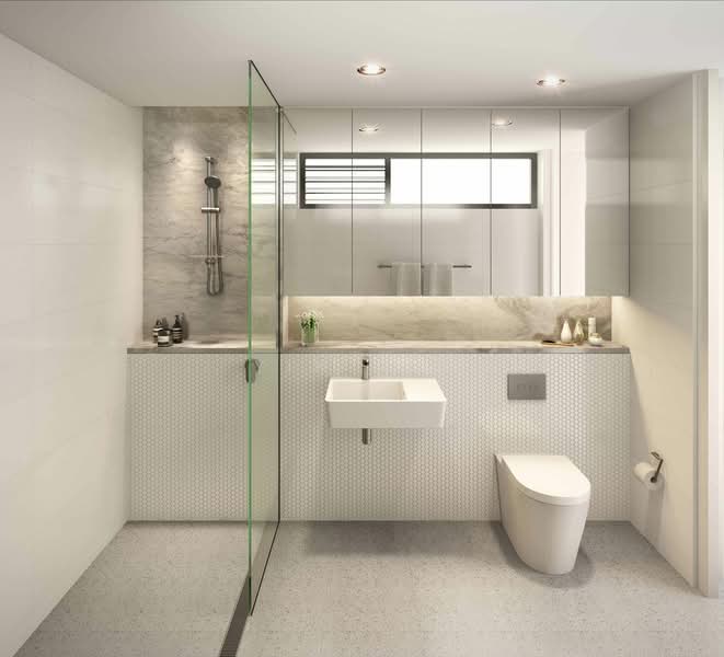 Servis Apartment untuk Dijual di Permas Heights - YIN YIN - Bathroom - PropertyGuru.com.my