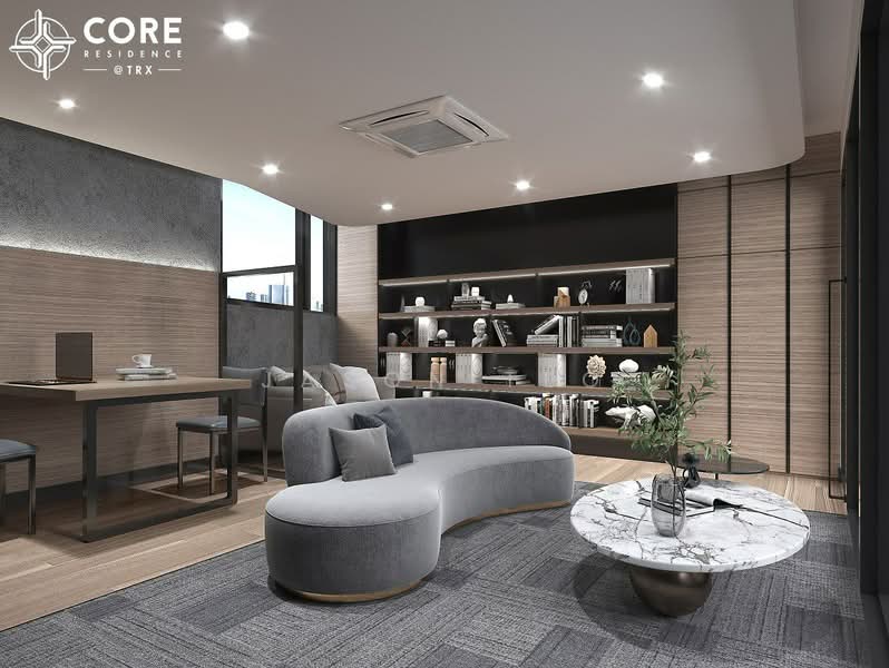 Service Residence for Sale at Core Residence @ TRX - Jason Teo - Living Room - PropertyGuru.com.my