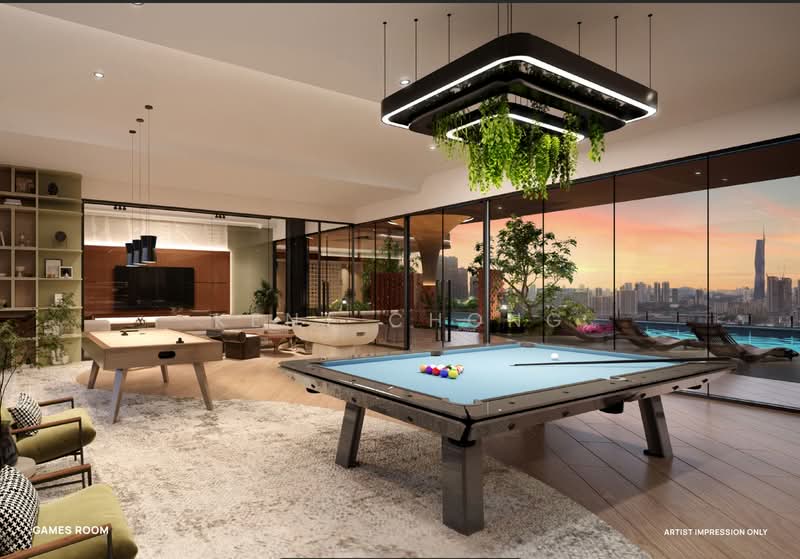 Servis Apartment untuk Dijual di Alderwood Residence - Kent Chong - Living Room - PropertyGuru.com.my