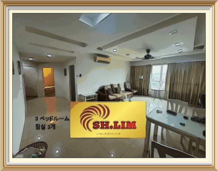 Servis Apartment untuk Disewa di Birch Regency @ Penang Times Square - SH Lim - Living Room - PropertyGuru.com.my