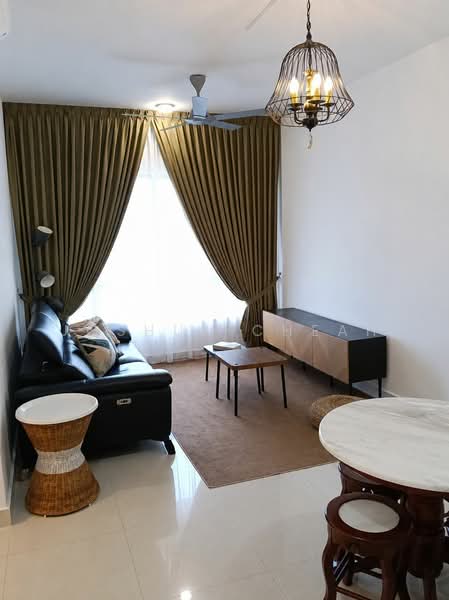 Service Residence for Rent at Quinn Residence - Joshua Cheah - Living Room - PropertyGuru.com.my