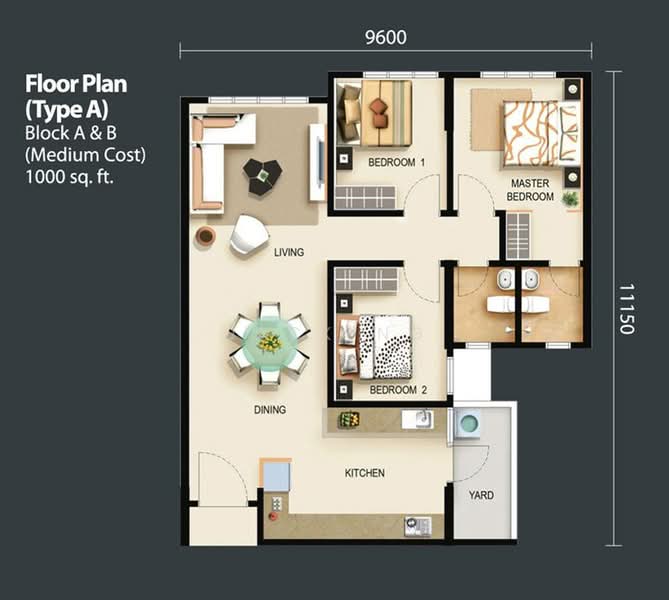 Apartment for Rent at Pangsapuri Suria 1 Batu Kawan - Jack Ng - PropertyGuru.com.my