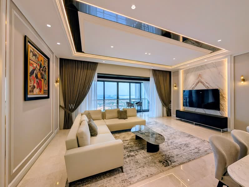 Service Residence for Sale at The Astaka @ 1 Bukit Senyum - Wilson Tee - Living Room - PropertyGuru.com.my