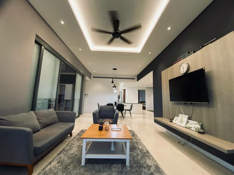 Service Residence for Rent at The Astaka @ 1 Bukit Senyum - Tok CJ - Living Room - PropertyGuru.com.my