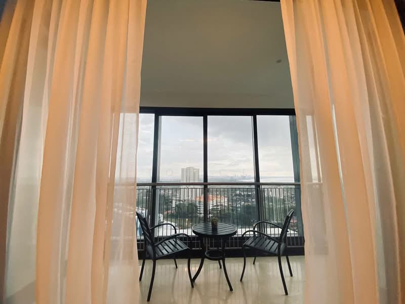 Service Residence for Rent at The Astaka @ 1 Bukit Senyum - Tok CJ - Balcony - PropertyGuru.com.my