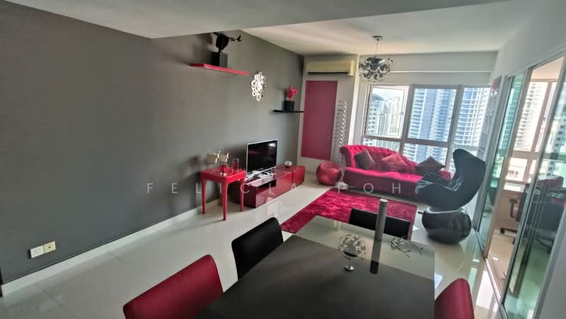 Kondominium untuk Dijual di i-Zen @ Kiara 1 - Felicia Poh - Living Room - PropertyGuru.com.my