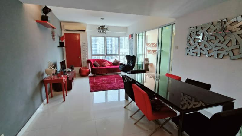 Kondominium untuk Dijual di i-Zen @ Kiara 1 - Felicia Poh - Living Room - PropertyGuru.com.my