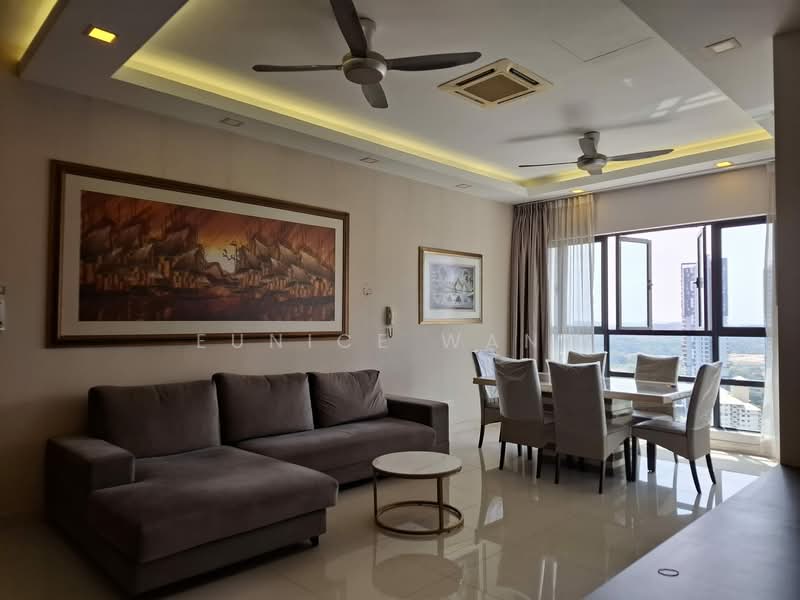 Kondominium untuk Disewa di KM1 West - Eunice Wang - Living Room - PropertyGuru.com.my