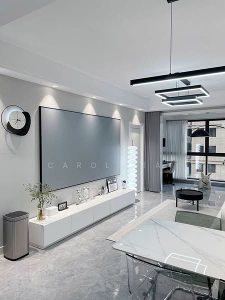 Kondominium untuk Disewa di The Haute Gurney - Caroll Tai - Living Room - PropertyGuru.com.my