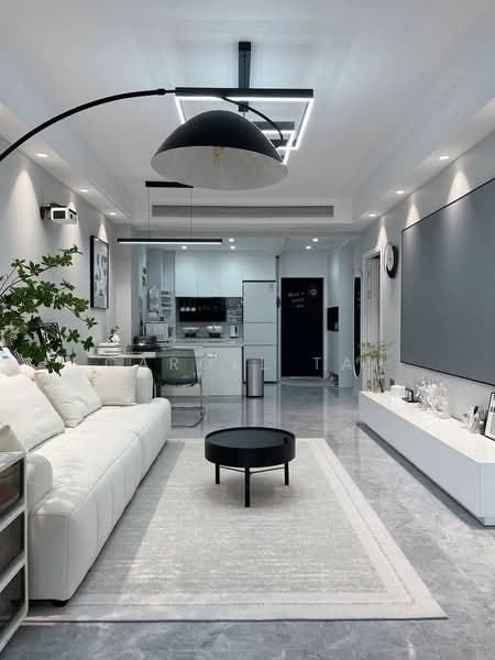 Kondominium untuk Disewa di The Haute Gurney - Caroll Tai - Living Room - PropertyGuru.com.my