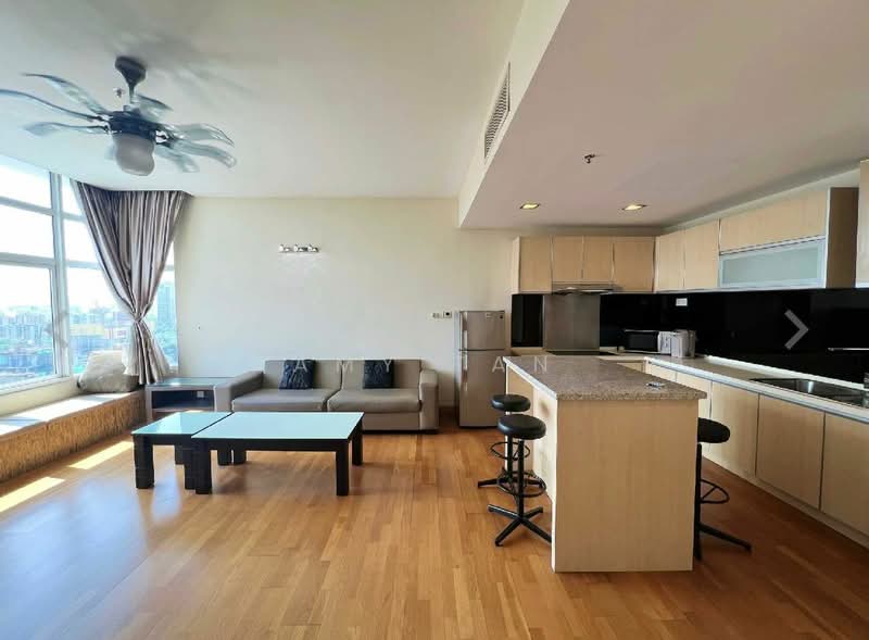 Servis Apartment untuk Disewa di Dua Sentral - Amy Tan - Living Room - PropertyGuru.com.my