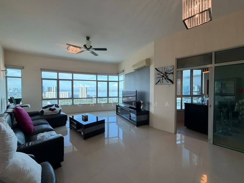 Kondominium untuk Disewa di The View Condominium - Michelle Mah - Living Room - PropertyGuru.com.my