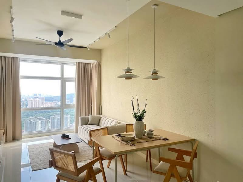 Service Residence for Rent at Met 1 Residences - JJ Lim - Living Room - PropertyGuru.com.my