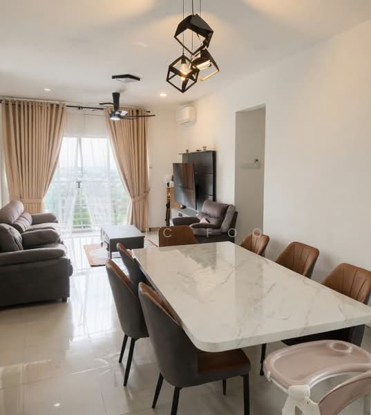 Pangsapuri untuk Disewa di Residensi Panorama - Eric Foo - Living Room - PropertyGuru.com.my