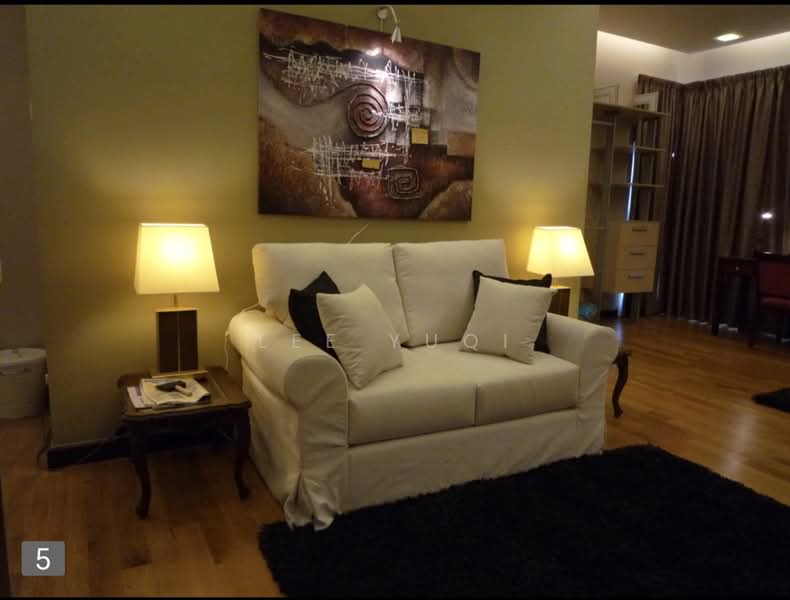 Service Residence for Rent at Regalia Residence - Lee Yuqi - Living Room - PropertyGuru.com.my