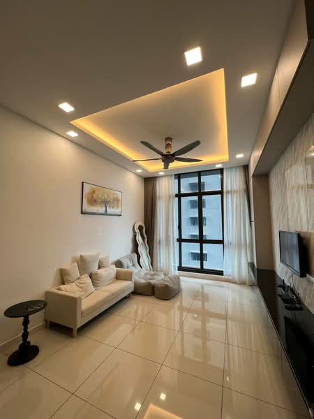 Servis Apartment untuk Dijual di Setia Sky 88 - Sze Lee - Living Room - PropertyGuru.com.my