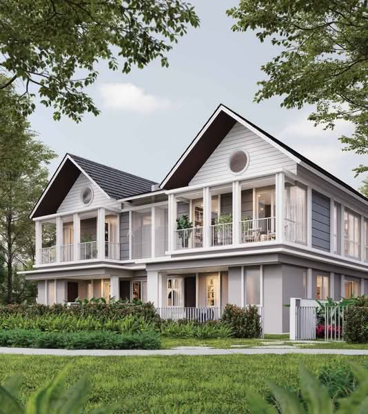 Rumah Berkembar untuk Dijual di Kenny Height (Kuching) - Ai Lee - Front view - PropertyGuru.com.my