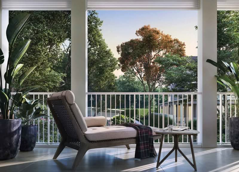 Rumah Berkembar untuk Dijual di Kenny Height (Kuching) - Ai Lee - Balcony - PropertyGuru.com.my
