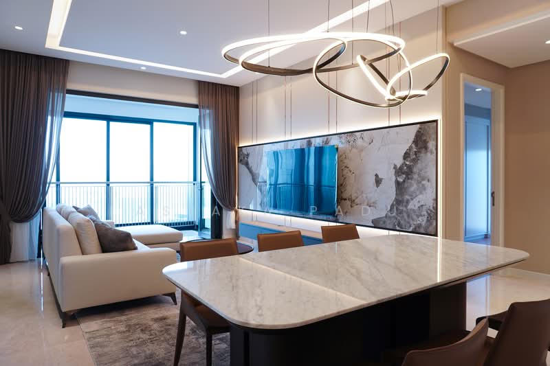 Service Residence for Sale at The Astaka @ 1 Bukit Senyum - Astaka Padu Sdn Bhd - Living Room - PropertyGuru.com.my