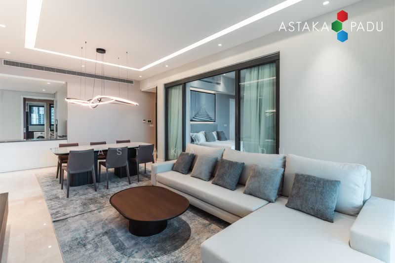 Service Residence for Sale at The Astaka @ 1 Bukit Senyum - Astaka Padu Sdn Bhd - Living Room - PropertyGuru.com.my
