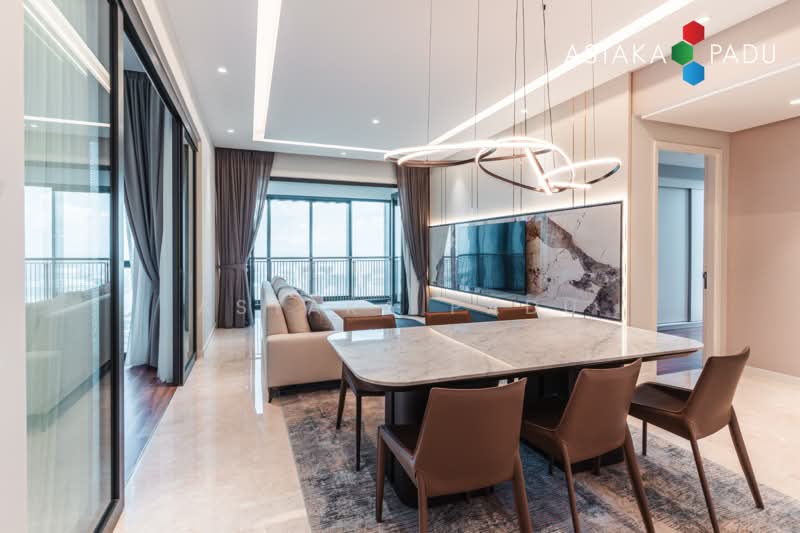 Service Residence for Sale at The Astaka @ 1 Bukit Senyum - Astaka Padu Sdn Bhd - Living Room - PropertyGuru.com.my