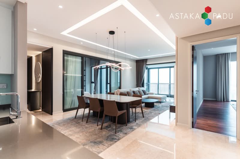 Service Residence for Sale at The Astaka @ 1 Bukit Senyum - Astaka Padu Sdn Bhd - Living Room - PropertyGuru.com.my