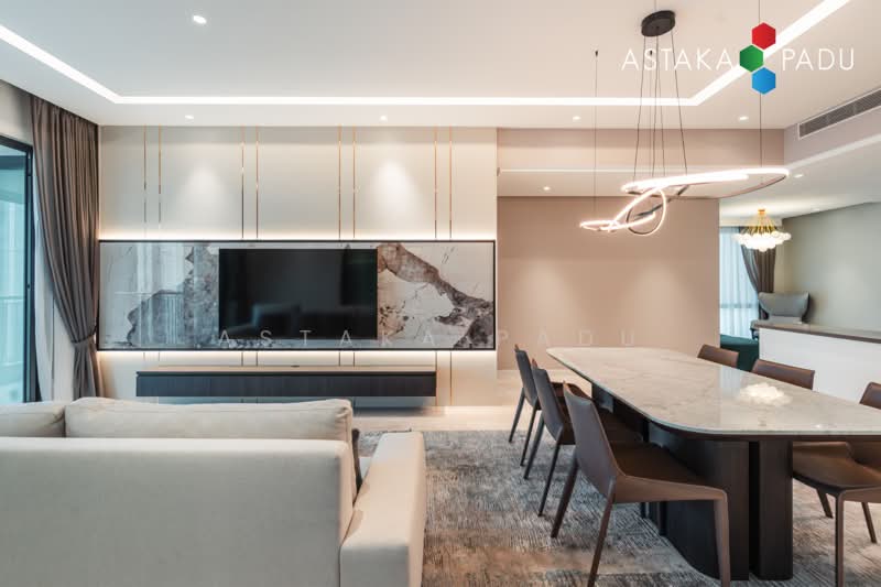 Service Residence for Sale at The Astaka @ 1 Bukit Senyum - Astaka Padu Sdn Bhd - Living Room - PropertyGuru.com.my