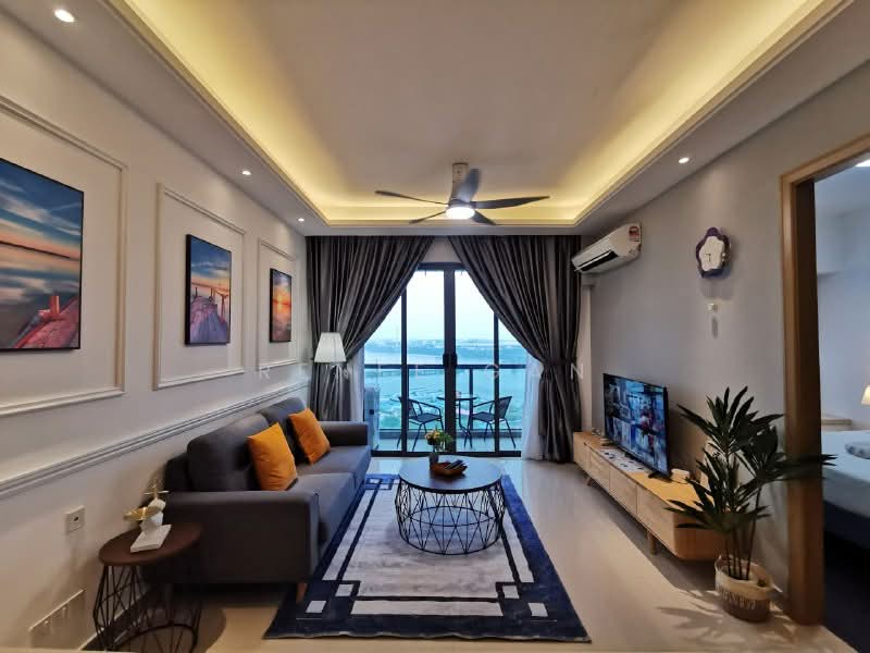Servis Apartment untuk Disewa di R&F Princess Cove Phase 1 - Renee Gan - Living Room - PropertyGuru.com.my