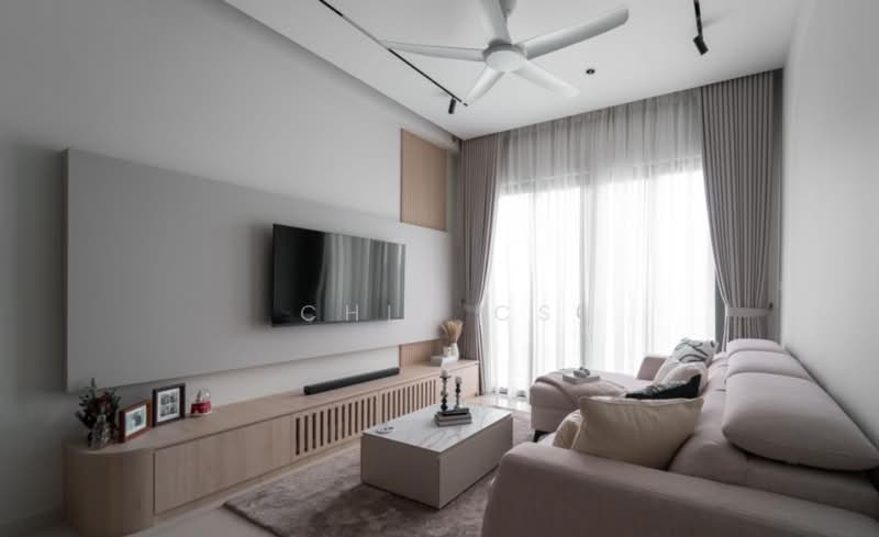 Servis Apartment untuk Dijual di Edelweiss @ Tropicana Gardens - Chia Cs - Living Room - PropertyGuru.com.my