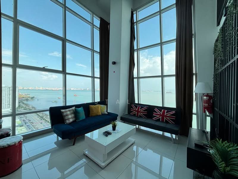Service Residence for Sale at Maritime Suite - Crystal Tee - Living Room - PropertyGuru.com.my