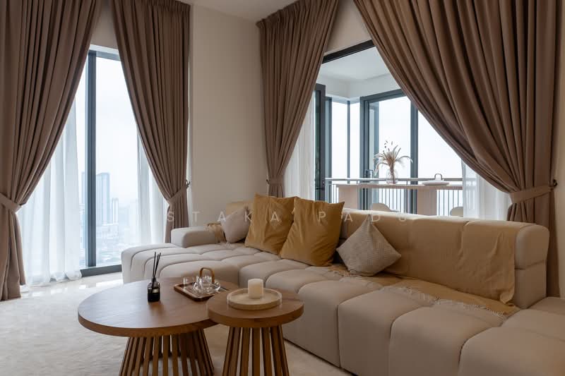 Service Residence for Sale at The Astaka @ 1 Bukit Senyum - Astaka Padu Sdn Bhd - Living Room - PropertyGuru.com.my