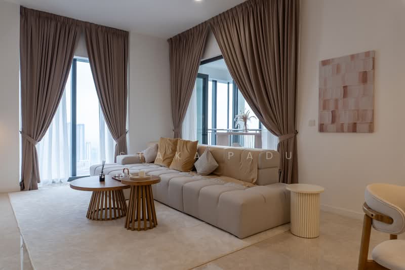 Service Residence for Sale at The Astaka @ 1 Bukit Senyum - Astaka Padu Sdn Bhd - Living Room - PropertyGuru.com.my