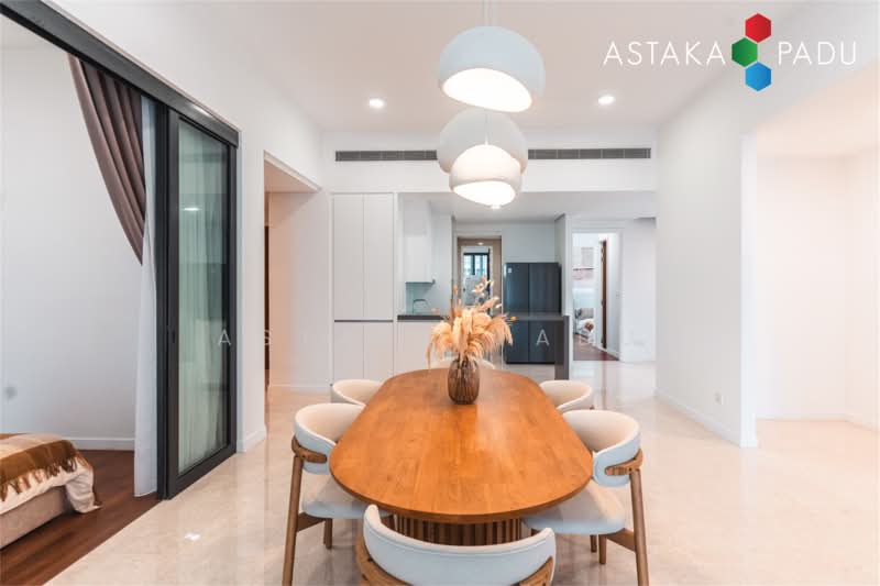 Servis Apartment untuk Dijual di The Astaka @ 1 Bukit Senyum - Astaka Padu Sdn Bhd - Dining Room - PropertyGuru.com.my