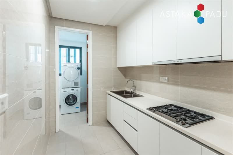 Servis Apartment untuk Dijual di The Astaka @ 1 Bukit Senyum - Astaka Padu Sdn Bhd - Kitchen - PropertyGuru.com.my
