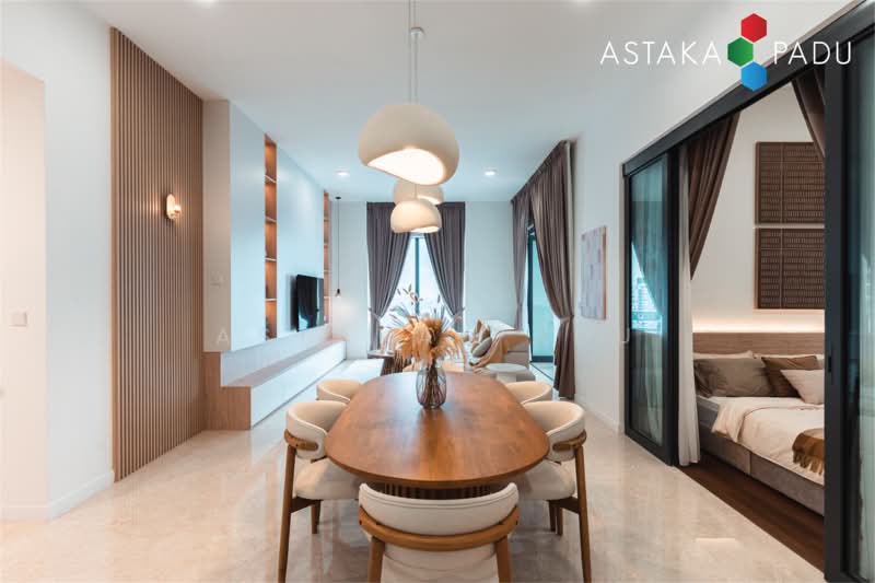 Servis Apartment untuk Dijual di The Astaka @ 1 Bukit Senyum - Astaka Padu Sdn Bhd - Living Room - PropertyGuru.com.my