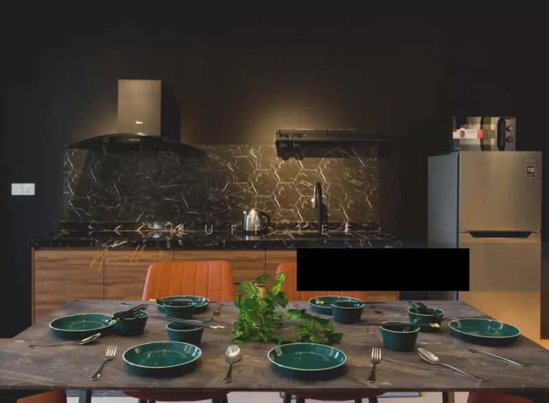 Service Residence for Rent at Reizz Residence - Luff Lee - Kitchen - PropertyGuru.com.my