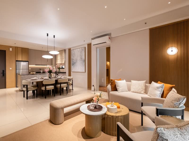 Condominium for Sale at Aras Residences - PY Teo - Living Room - PropertyGuru.com.my