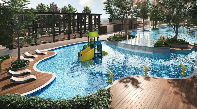 Servis Apartment untuk Dijual di Berkeley Uptown - Tan Kok Woei - Pool - PropertyGuru.com.my