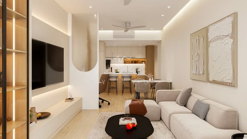 Service Residence for Sale at Avara - PY Teo - Living Room - PropertyGuru.com.my
