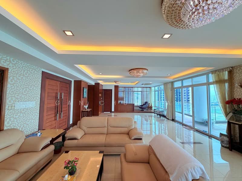 Kondominium untuk Disewa di H Residence (One Ritz Residence / Kelawai View) - Gan Chun Kai - Living Room - PropertyGuru.com.my