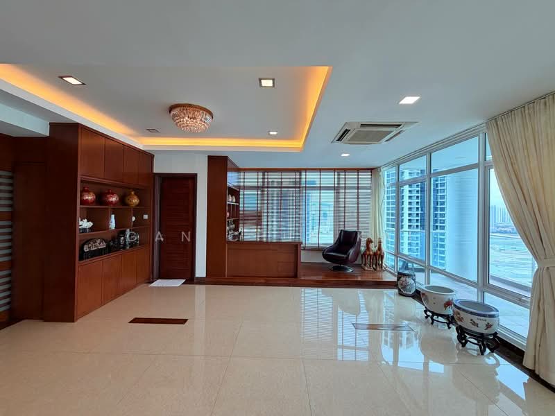 Kondominium untuk Disewa di H Residence (One Ritz Residence / Kelawai View) - Gan Chun Kai - Living Room - PropertyGuru.com.my