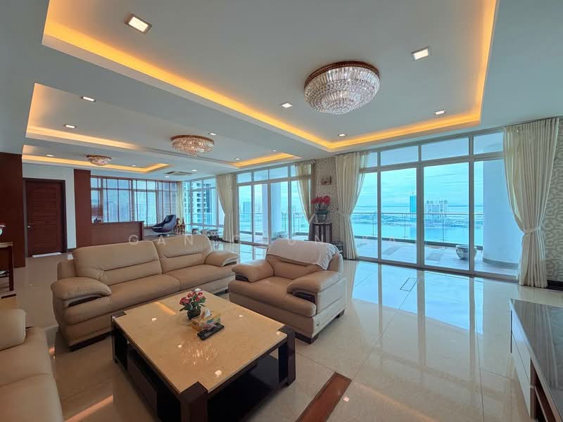 Kondominium untuk Disewa di H Residence (One Ritz Residence / Kelawai View) - Gan Chun Kai - Living Room - PropertyGuru.com.my