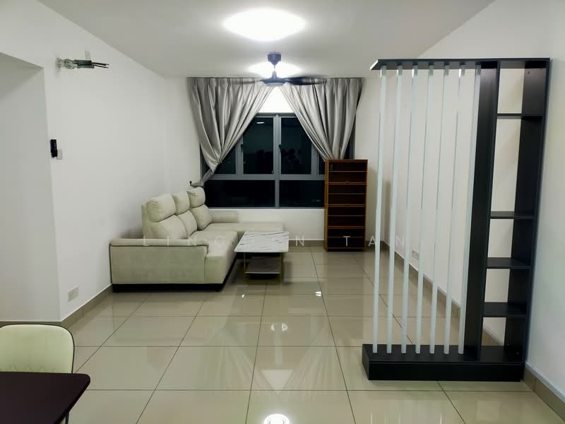 Service Residence for Sale at Residensi Sutera 7 - Lincoln Tan - Living Room - PropertyGuru.com.my