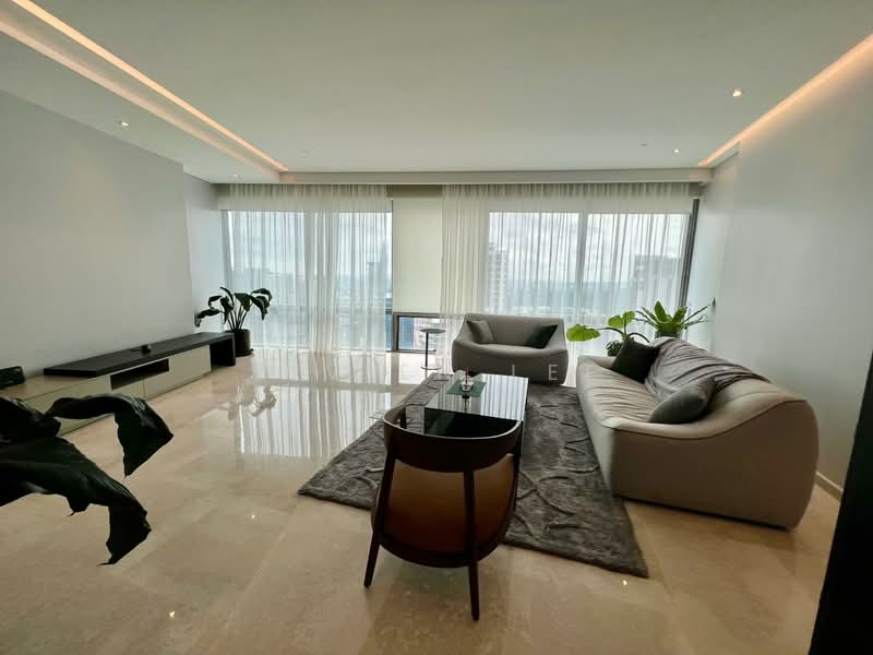 Servis Apartment untuk Dijual di Southpoint Residences - Vivien Lee - Living Room - PropertyGuru.com.my
